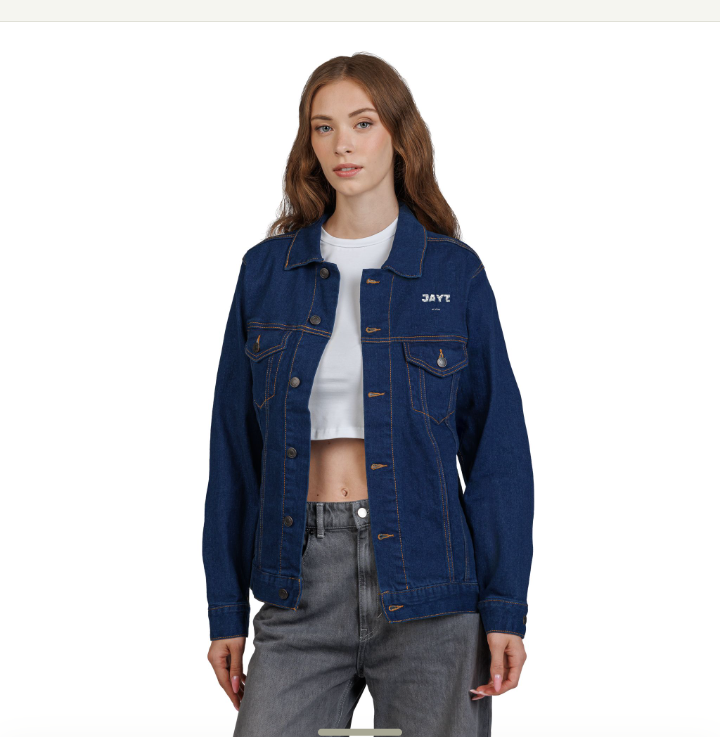 Trendy Embroidered Denim Jacket for Hustlers, Stylish Black Jacket, Unisex Fashion, Casual Outfit, Gift for Him/Her, Everyday Wear