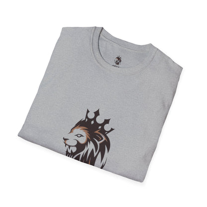 Copy of King of the Jungle T-Shirt, Unisex Softstyle Tee, Lion Graphic Tee, Beach Vibe Shirt, Summer Casual Wear, Perfect Gift for Animal Lovers