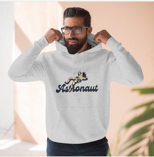 Three-Panel Fleece Hoodie