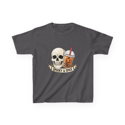 Kids Spooky & Spice Tee – Halloween T-Shirt, Skull Design, Fun Kids Apparel, Trick or Treat Shirt, Unique Gift Idea
